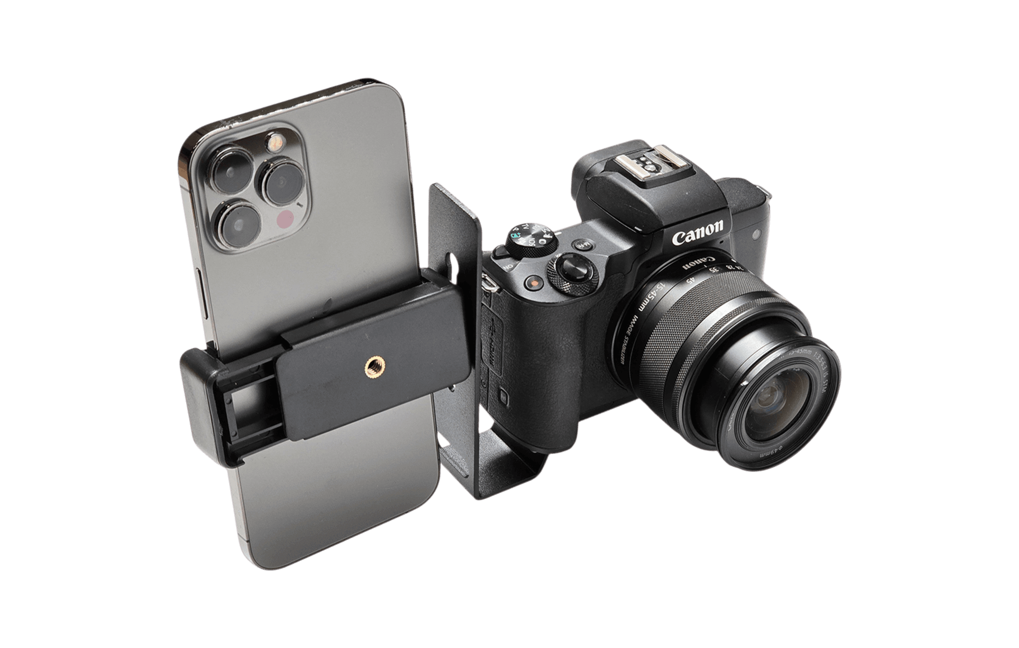 Universal DSLR-Phone Mount